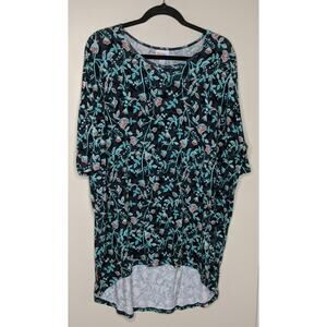 LuLaRoe Floral Tee - Size M - GUC